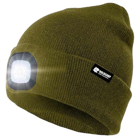BONNET HOLDCARP LED LIGHT BEANIE - KAKI