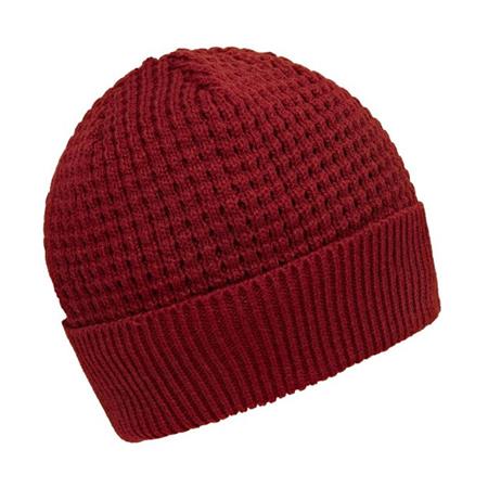 BONNY - BORDAGUAX TRAKKER PLUM TEXTURED BEANIE - BORDEAUX