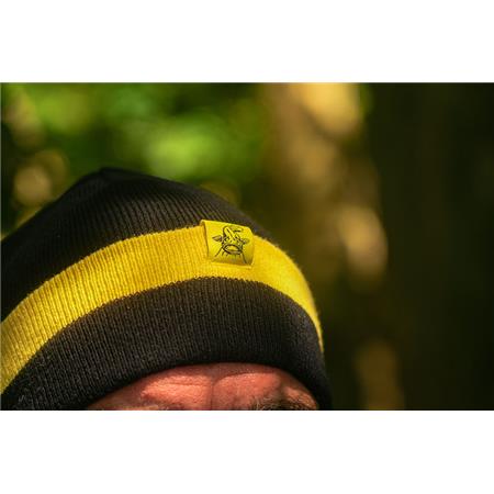 BONNY - NEGRO/AMARILLO BLACK CAT BEANIE HAT - NOIR/JAUNE