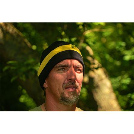 BONNY - NEGRO/AMARILLO BLACK CAT BEANIE HAT - NOIR/JAUNE