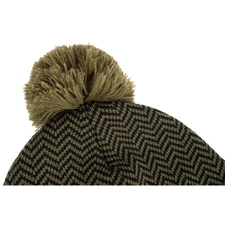 BONNY - NEGRO/OLIVA KORUM THERMAL BEANIE HAT - BLACK/OLIVE