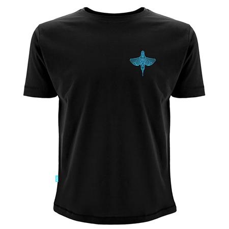 BØRNE-T-SHIRT MED KORTE ÆRMER KUMU KIDS TAKE FLIGHT TEE - SORT