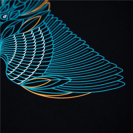 BØRNE-T-SHIRT MED KORTE ÆRMER KUMU KIDS TAKE FLIGHT TEE - SORT