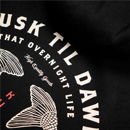 BØRNEHÆTTETRØJE KUMU HOODY KIDS DUSK TIL DAWN - SORT