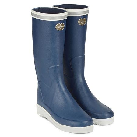 Botas Femininas Le Chameau Marine Evo Forradas Ponti - Marine