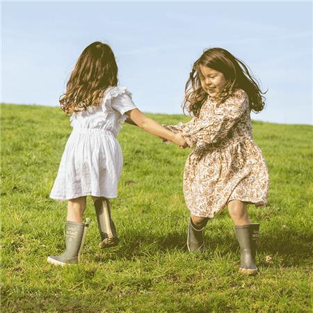 BOTTES ENFANT ROUCHETTE PROTECT THE PLANET - KAKI