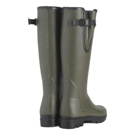 BOTTES FEMME LE CHAMEAU VIERZONORD DOUBLÉES NÉOPRÈNE - KAKI FONCÉ