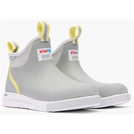 Bottes Femme Xtratuf Wmns Ankle Deck Boot Sport - Gris/Jaune