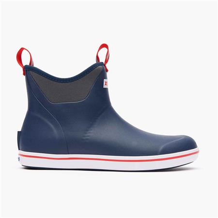 BOTTES HOMME XTRATUF ANKLE DECK BOOT - BLEU MARINE/ROUGE