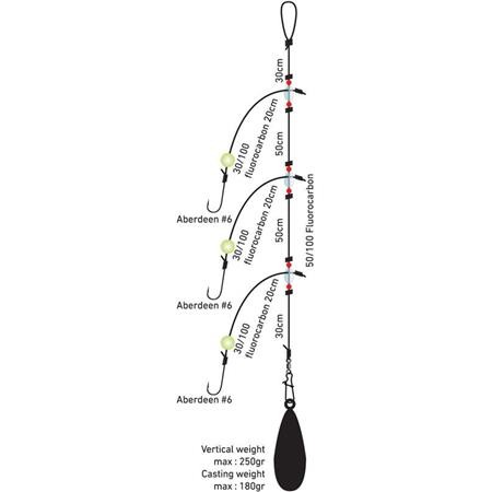 Bottom Line Daiwa Montages Poissons Plats
