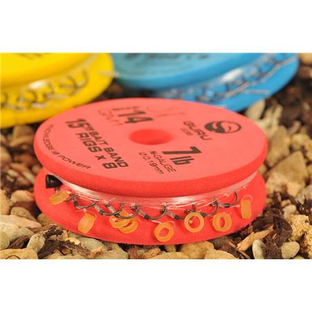 BOTTOM LINE GURU QM1 BAIT BAND READY RIGS 15