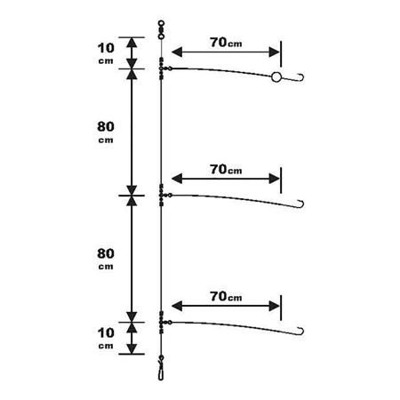 BOTTOM LINE SUNSET SURFCASTING RS COMPETITION 3X SURFCASTING RS COMPETITION SPECIAL BAR - FLUORO