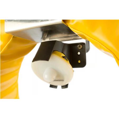 BOUÉE FER À CHEVAL CREWSAVER HAMBLE AVEC KIT FEU À RETOURNEMENT - JAUNE