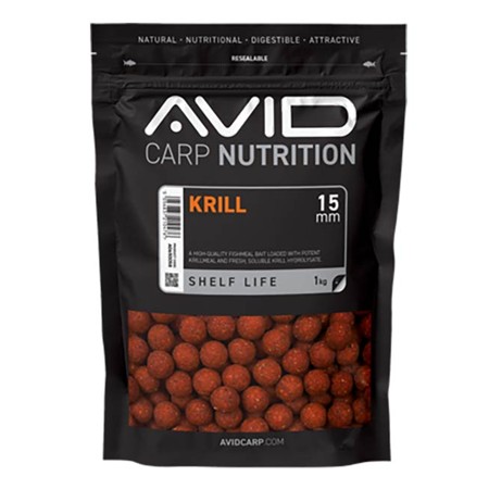Bouillette Avid Carp Krill Boilies