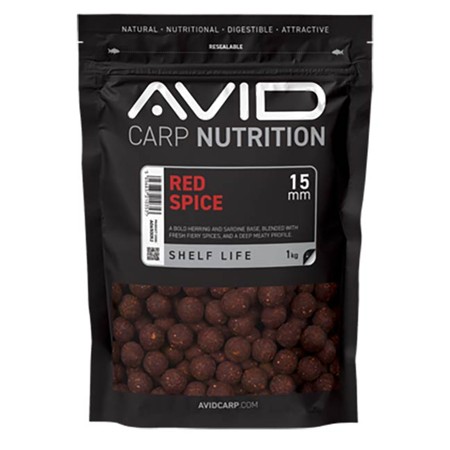 Bouillette Avid Carp Red Spice Boilies