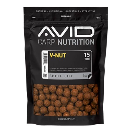Bouillette Avid Carp V-Nut Boilies