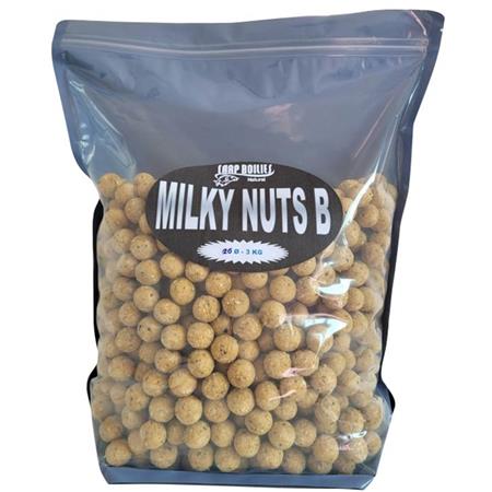 Bouillette Carp Boilies Natural Milky Nuts B