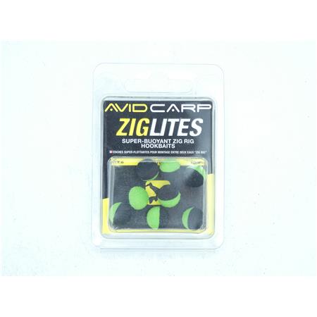 Bouillette Flottante Avid Carp Zig Lites - 10Mm - Black/Green