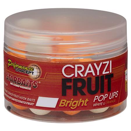 BOUILLETTE FLOTTANTE STARBAITS PERFORMANCE CONCEPT CRAYZI FRUIT BRIGHT POP UP