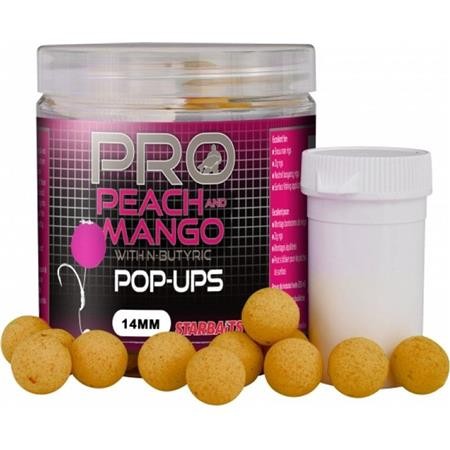 Bouillette Flottante Starbaits Probiotic Peach & Mango Pop Up