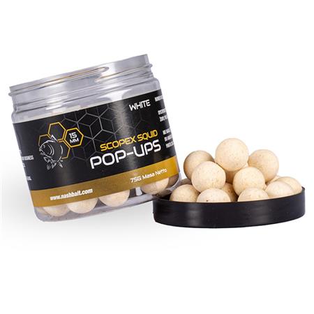 BOUILLETTE FLUTUANTE NASHBAIT SCOPEX SQUID POP UPS