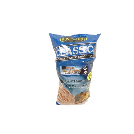 Bouillette Fun Fishing Classic Boilies - 4Kg - Moule Crab - 20Mm