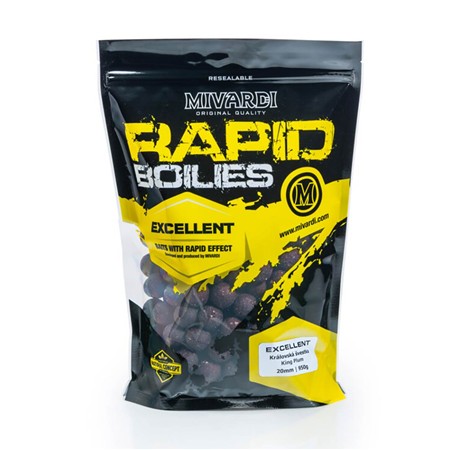 Bouillette Mivardi Rapid Boilies Excellent - King Plum