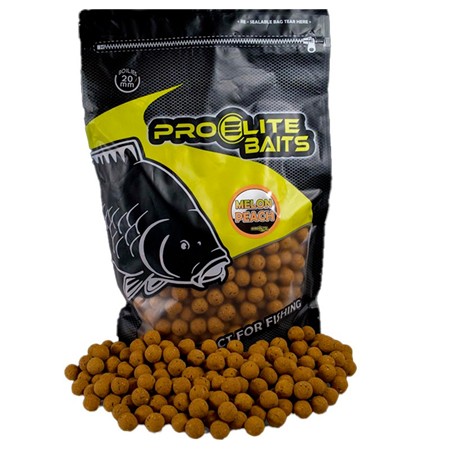 Bouillette Pro Elite Baits Boilies Natural Foods Melon & Peach
