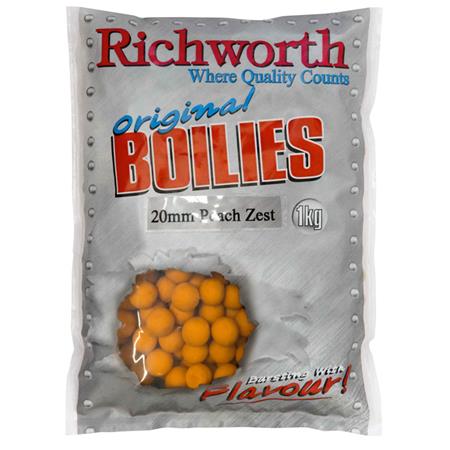 Bouillette Richworth Original Boilies Range - Peach