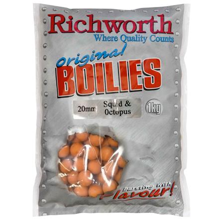 Bouillette Richworth Original Boilies Range - Squid