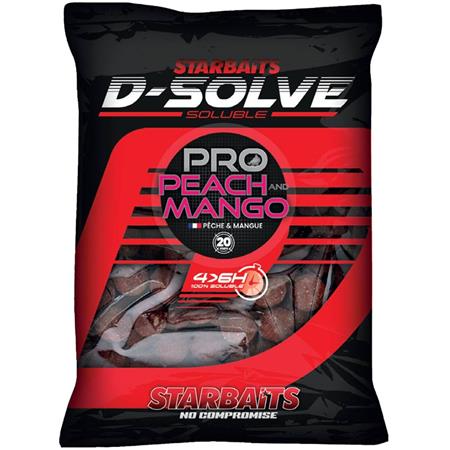 Bouillette Soluble Starbaits Pro Peach & Mango D-Solve - 2.5Kg
