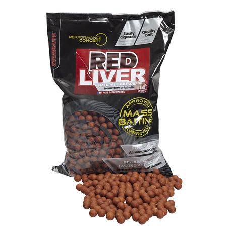 Bouillette Starbaits Performance Concept Red Liver Mass Baiting - 3Kg