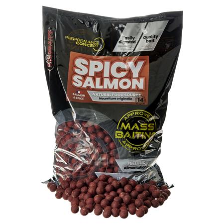 Bouillette Starbaits Performance Concept Spicy Salmon Mass Baiting - 3Kg