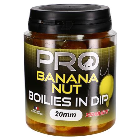 Bouillette Trempée Starbaits Pro Banana Nut Boilies In Dip