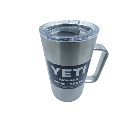 Bouteille Rambler Tasse 24 Oz Yeti - Gris Metal 709 Ml