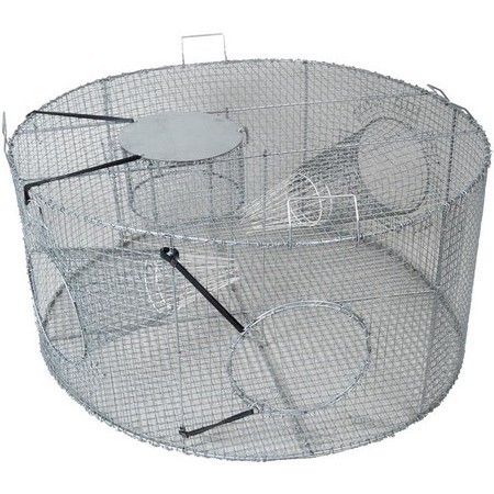 Bow Net With Fish Catfish Cylindrical