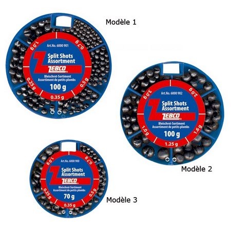 Box Of Assorted Weights Zebco