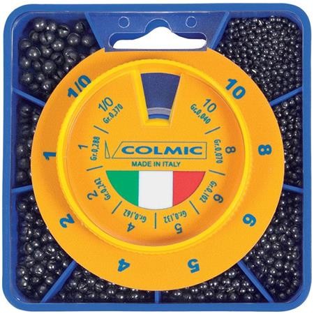 Box Of Lead Weights Colmic Mascotte Sile Fine