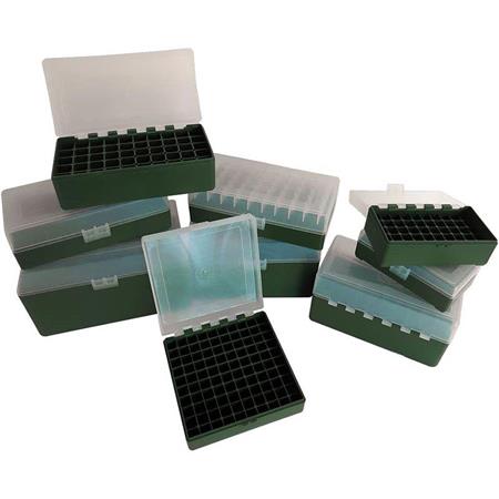 Box With Cartouches Megaline Green Transparent Lid