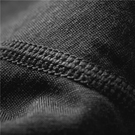 BOXER FÜR HERREN GEOFF ANDERSON WIZWOOL 165 SOFT - SCHWARZ