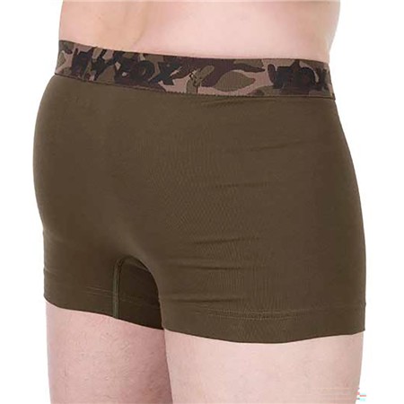 BOXER VOOR HEREN FOX BOXER SHORTS - KAKI/ZWART - PARTIJ VAN 2