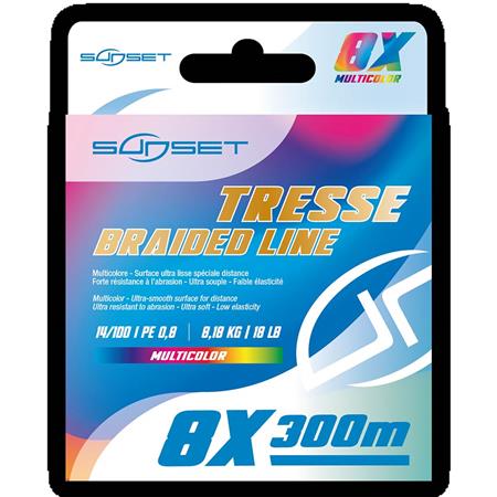 Braid - 300M Sunset 8X Rs Competition Multicolor - 300M