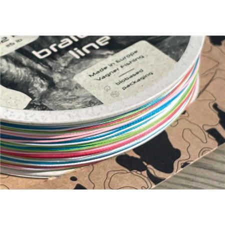 BRAID - 300M VAGNER BRAIDED LINE REFLEX MULTICOLOR - 300M