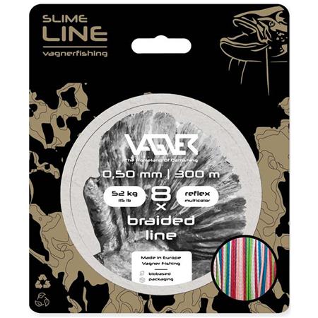 Braid - 300M Vagner Braided Line Reflex Multicolor - 300M