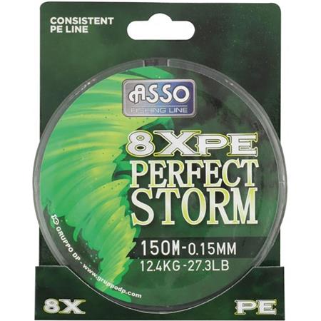 Braid Asso Perfect Storm 8Xpe Green 150M