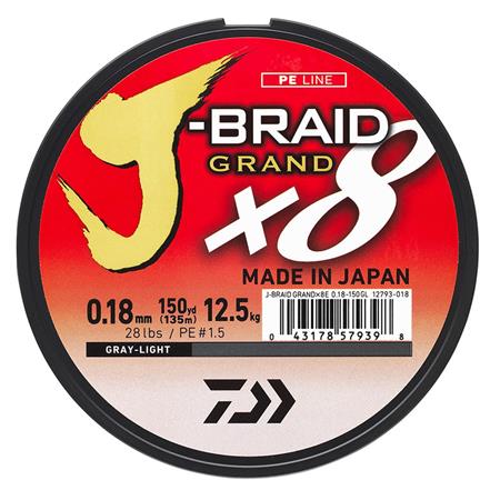 Braid Daiwa J-Braid Grand X8 Round Orange Metal