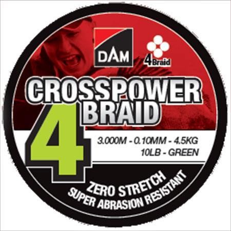 Braid Dam Crosspower 4-Braid White