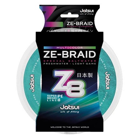 Braid Jatsui Ze-Braid Z8 Multicolor - 3000M
