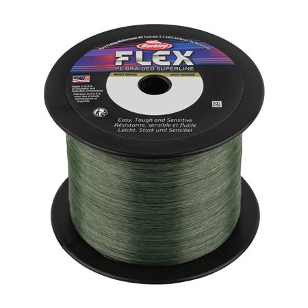 Braid - Moss Green - 2000M Berkley Flex Braid - Moss Green - 2000M