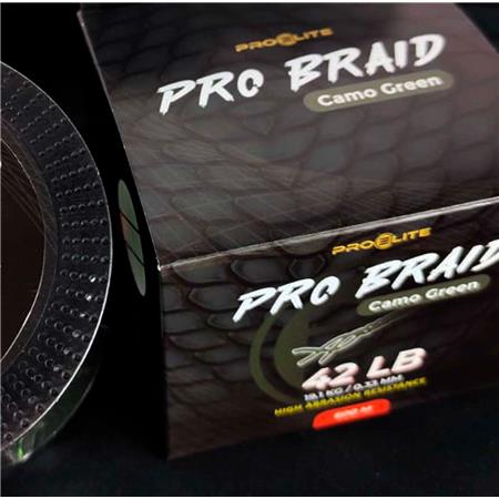 BRAID PRO ELITE BAITS PRO BRAID CAMO GREEN - 600M